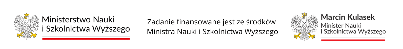 Zadanie finansowane jest ze środków Ministra Nauki i Szkolnictwa Wyższego mini